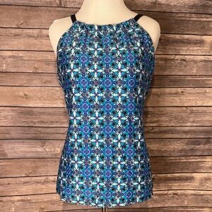 24 & Ocean High Neck Tankini Top